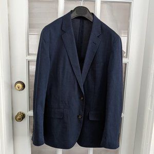 Mens J Crew Ludlow Slim-fit unstructured lightweight suit jacket